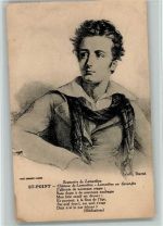 St. Point - Souveniers de Lamartine Motiv Frankreich 1913