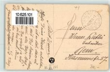 72024 Oria 1918 Künstlerkarte Cipressi e Pinia sign.