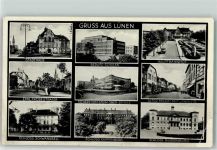 44532 W4670 Lünen Gebrauchsspuren Stadthaus Berufsschulen Hauptbahnhof Emil-Fröse-Straße Freiherr-vom-Stein-Oberschule Alter Markt Schloss Schwansbell Schloss Kappenberg Schloss Buddenburg