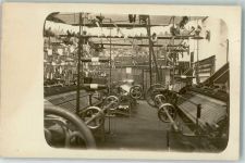 Maschinen mit Garn Fabrik 1913 Privatfoto AK