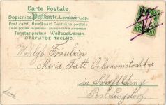 Rosen mit echt Stoff Applikation Schwalbe 1903 Prägedruck