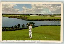 Brunswick GA Famous Thirteenth Hole Sea Island Golf Club Golf