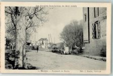 82200 Moissac 1930 Foto AK Hochwasser 1930 Auto Oldtimer Promenade du Moulin