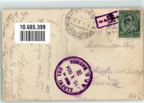 Rijeka Fiume 1934 Gebrauchsspuren Ort lt. Stempel Kostrena Fotomontage AK Wnter