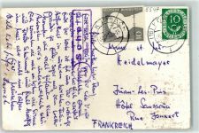 34497 W3540 Korbach Foto AK Landpoststempel Scheid Halbinsel Edersee