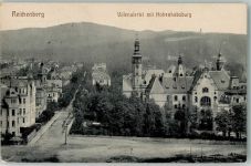 Liberec Reichenberg i. Böhmen 1918 - Villenviertel Hohenhabsburg