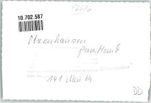 66620 W6696 Otzenhausen FOTO KEINE AK Pension Hand VW Käfer Ort handschriftlich
