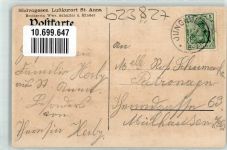 68360 Soultz-Haut-Rhin Sulz Lithographie / Künstlerkarte St. Anna
