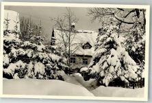 88316 W7972 Großholzleute Foto AK Gasthaus Adler Winter