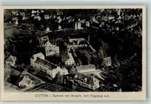 71394 W7053 Stetten im Remstal 1943 Foto AK Fliegeraufnahme des Ortes mit Schloss Stetten
