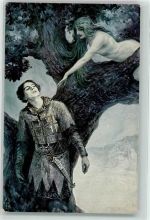 Moderne Russische Meister Die Versuchung TSN R. M. Nr 154 Solomko, S. Künstlerkarte