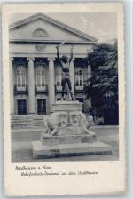 O5500 Nordhausen Wehrfreiheits-Denkmal Stadttheater Theater