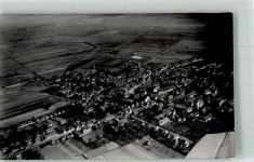 06507 O4301 Rieder b Quedlinburg Privatfoto AK Fliegeraufnahme des Ortes Ort handschriftlich