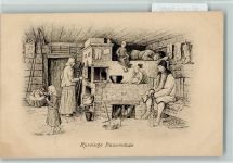 Russische Bauernstube Kunst Russland 1917