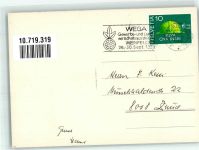 Weisflog Bitter Alkoholwerbung 1969 Künstlerkarte