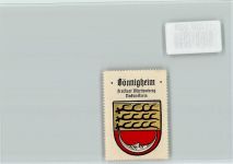 74357 W7124 Bönnigheim - Vignette Wappen Kaffee Hag ca 1920-1940