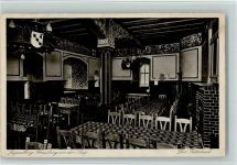 57548 W5242 Freusburg - Jugendburg Freusburg an der Sieg Innenaufnahme Speisesaal
