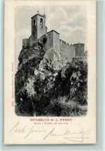 San Marino - Rocca o Castello dal lato nord