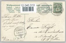 Serie 2304 - Kinder stehen auf einem Steg, der Schutzengel wacht Schutzengel 1906