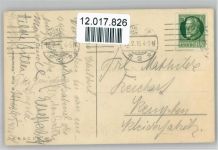 Silhouette Scherenschnitt - sign M. Ernst Heideröslein - 1916 AK Künstler Künstlerkarte