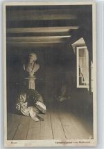 Geburtszimmer in Bonn - Büste mit Kranz - Foto AK Beethoven, L. van