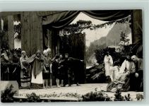 Freilichtbühne mit Darstellern Foto AK Theater