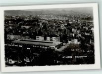 Liege Lüttich - un panorama - Fotokarte ca 1960 AK Bahnhof