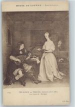 Der Lautenspieler anno 1680 AK Zupfinstrument