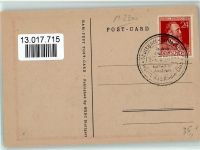 postwar HAM-Fest 1947 Stuttgart Radio Club Sonderstempel Funk