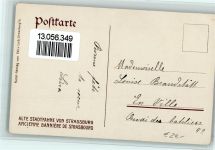 Strasbourg Alte Stadtfahne , Kunstverlag Luib, Nr. 3 Luftbild - gute Erhaltung AK Fahne