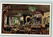 O5900 Eisenach , Thür Brierrestaurant "Der Zwinger" Innenansicht AK Mandt 1928 Künstlerkarte