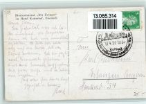 O5900 Eisenach , Thür Brierrestaurant "Der Zwinger" Innenansicht AK Mandt 1928 Künstlerkarte