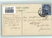 Durban 1913 - Osean Beach, fleckig