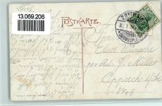 01619 O8401 Zeithain 1908 - Straßenpartie, AK