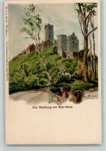 Nr. 2 Serie Wartburg ca 1900 AK Biese, K. Künstlerkarte