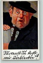 Humor - Bayer mit einem Bierkrug Engelhard, P.O. / POE