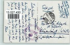 79379 W7840 Müllheim , Baden - Marktplatz Feldpoststempel