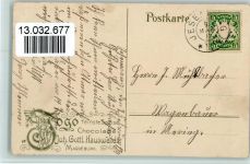 Schneelandschaft sign Hoffmann Fallersleben Künstler