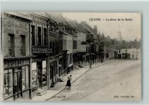 62190 Lillers 1920 - Nr. 533 Verlag Poriche - La Place de la Mairie , Patisserie Duez-Lietard