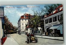 W8230 Bad Reichenhall Photochromiekarte Nr. 243 - Kurhaus, Automobil, AK Herpich Martin 1919 Gebrauchsspuren