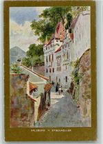 Salzburg Stiegkeller AK Compton, T. 1906