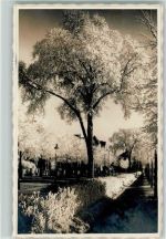 24937 W2390 Flensburg Foto AK Winter Ort lt. Stempel