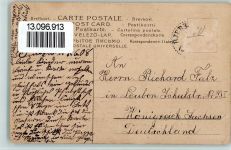Glad Pingst - Zwerge mit Blumen, Ecke geschürft Zwerg 1908 Gebrauchsspuren