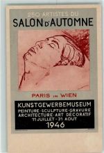 Wien 1. Bezirk, Innere Stadt Salon d`Automne 1946 und Sonderstempel Kunstausstellung