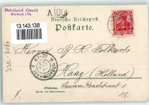 99842 O5906 Ruhla 1903 Künstlerkarte Gedicht A, Trinius Trachten Thüringer-Trachten-Postkarte Nr. 2 sign