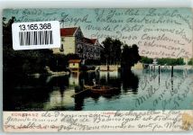 Konstanz-Bregenz 283 1902 Bodenseeschiffspoststempel Gebrauchsspuren