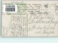 Neujahr - Geldscheine, Münzen auf einem Tablett, Stempelspuren Geld auf AK Prägedruck