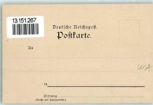 Verlag Velten Künstlerkarte Nr. 7 AK Daur, H. 1897 Künstlerkarte