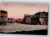 08297 O9417 Zwönitz 1927 - Markt mit Rathaus Strasse, AK