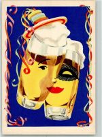 sign. Thomas Abeking AK Werbung Bier